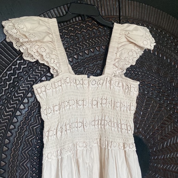 NEW Sea New York Everleigh eyelet dress midi small s - Picture 6 of 7